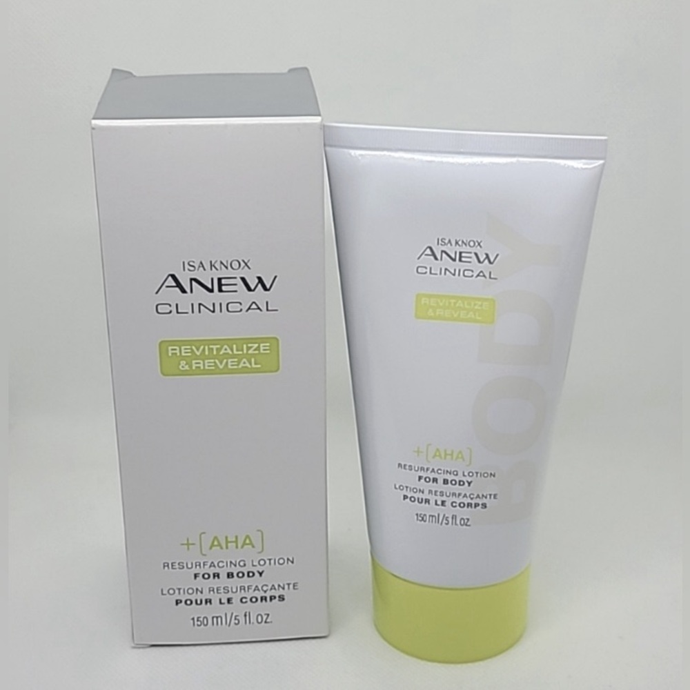 ISA KNOX ANEW CLINICAL REVITALIZE & REVEAL + [AHA] RESURFACING LOTION FOR BODY
